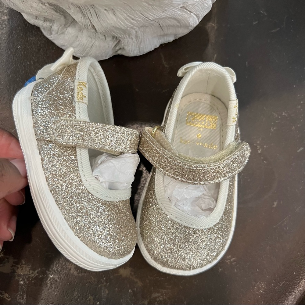 Kate Spade +Keds Sloane Crib Mary Jane Shoe